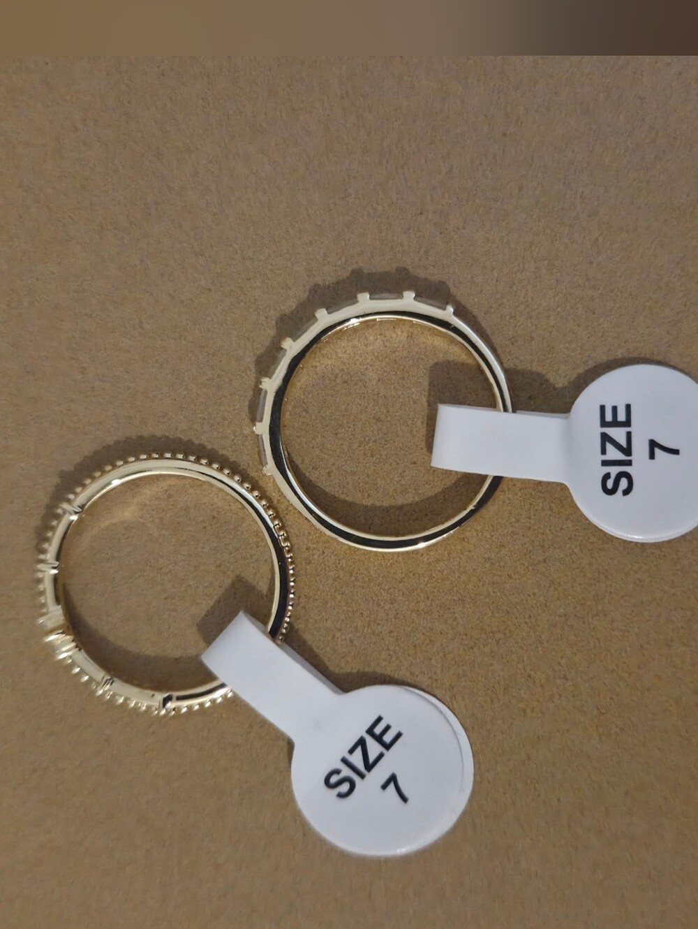 ✨️ Cz Stacking Rings - Sparkling Set, Gold-plated - Picture 7 of 7